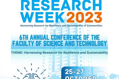 the sixth Annual Research Conference of the Faculty of Science and Technology 