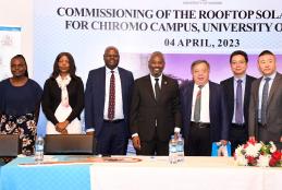 UON Launch Solar Rooftop Project at Chiromo Campus 
